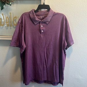 Mens Purple Croft&Barrow XL Polo